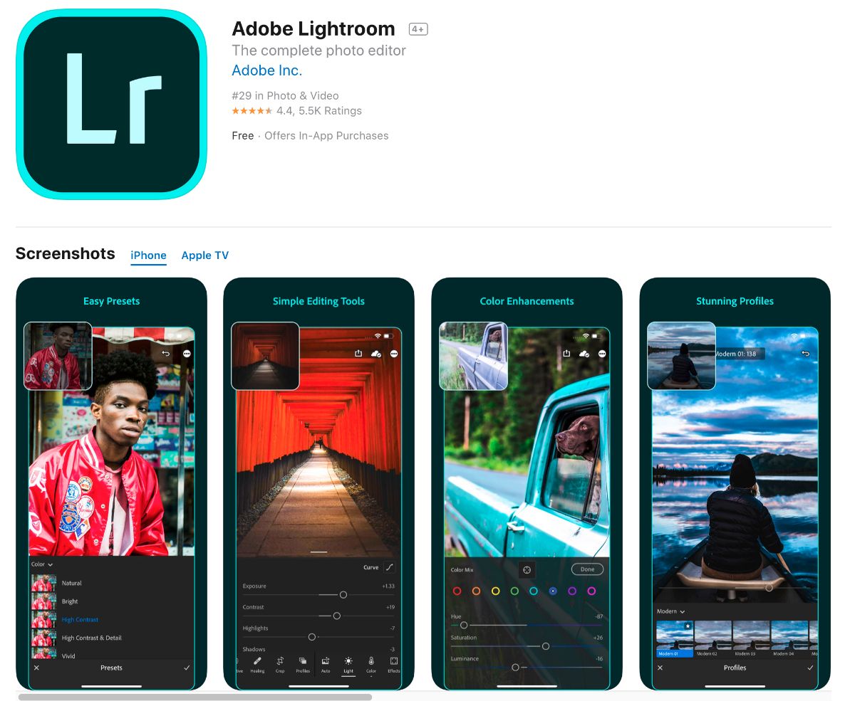 Adobe Lightroom