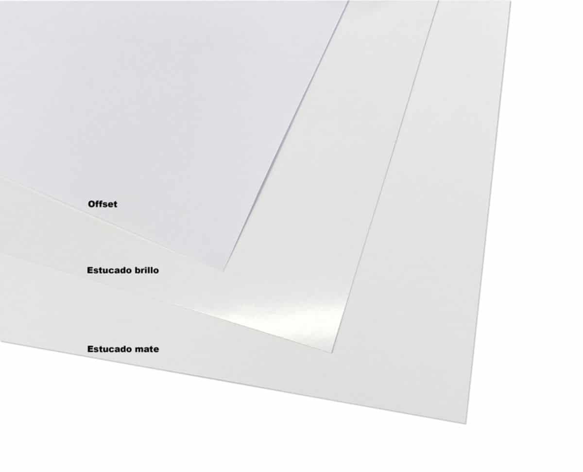 Coated or coated paper
