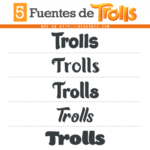 5 Trolls Fonts (Similar)