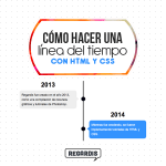 How to make a timeline with HTML and CSS