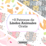 +8 Free Cute Animal Patterns