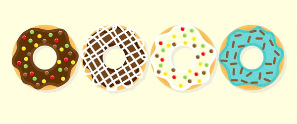 Download free donut vectors