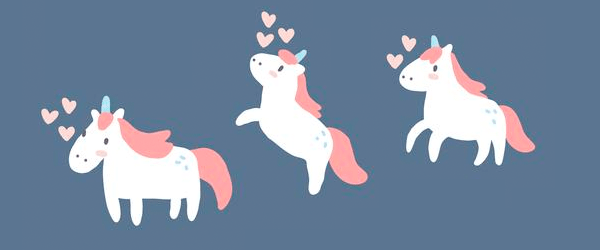 Download free unicorn vectors