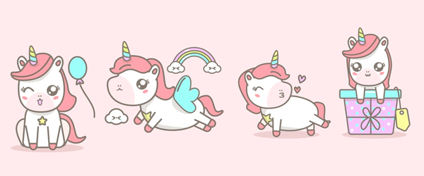 Download free unicorn vectors