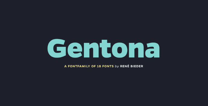 gentona-font