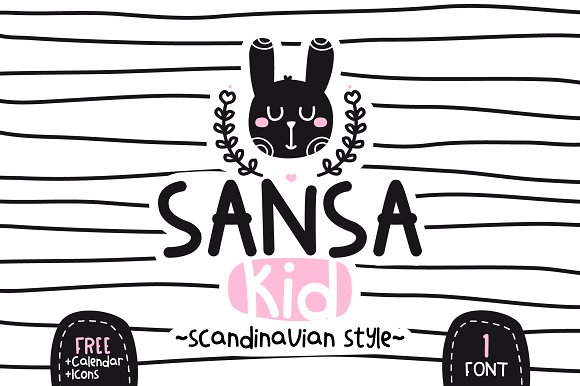 sansa-kid-font