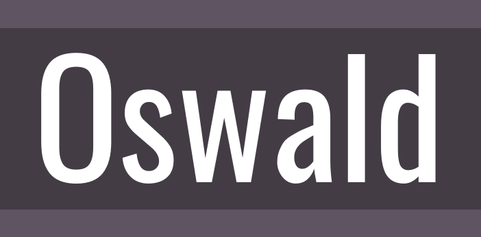 oswald-font