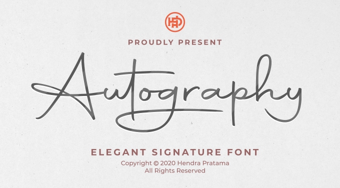 Autography Font