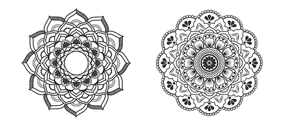 4 Free Relaxation Mandalas