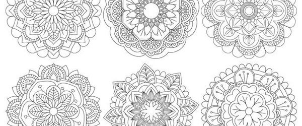 6 Free Beautiful Flower Mandalas