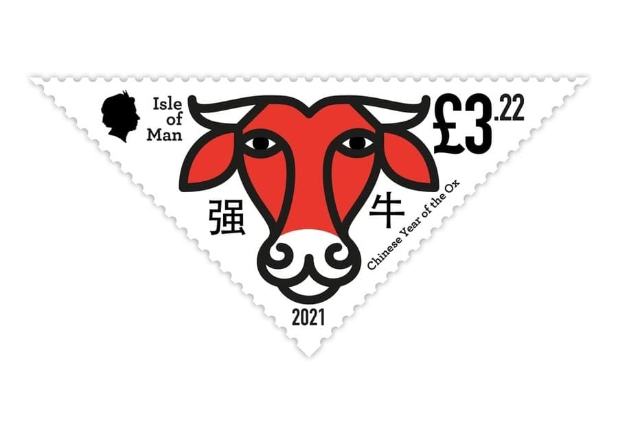 postage stamps Chinese Year of the Ox