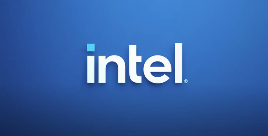 new intel logo