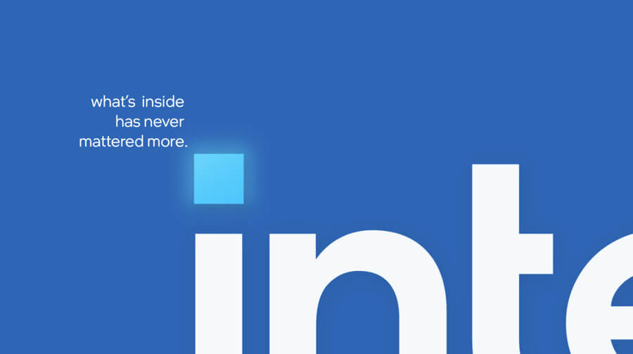 new intel logo