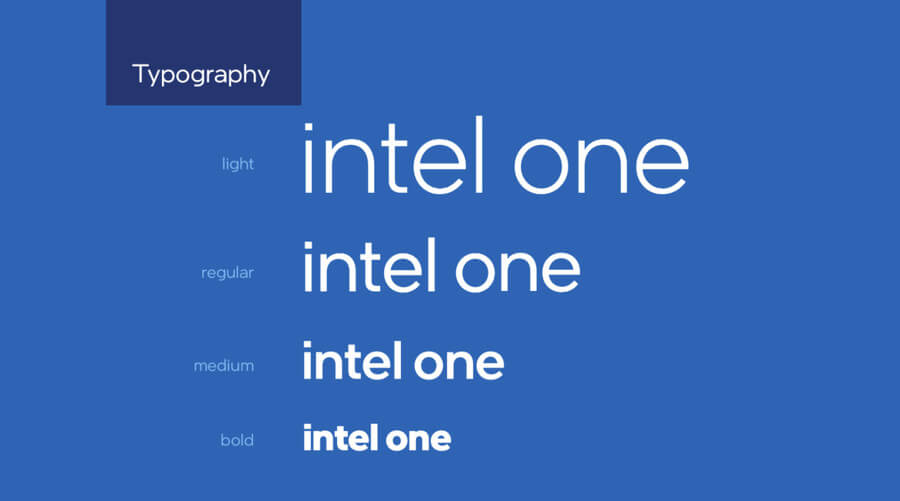 new intel logo