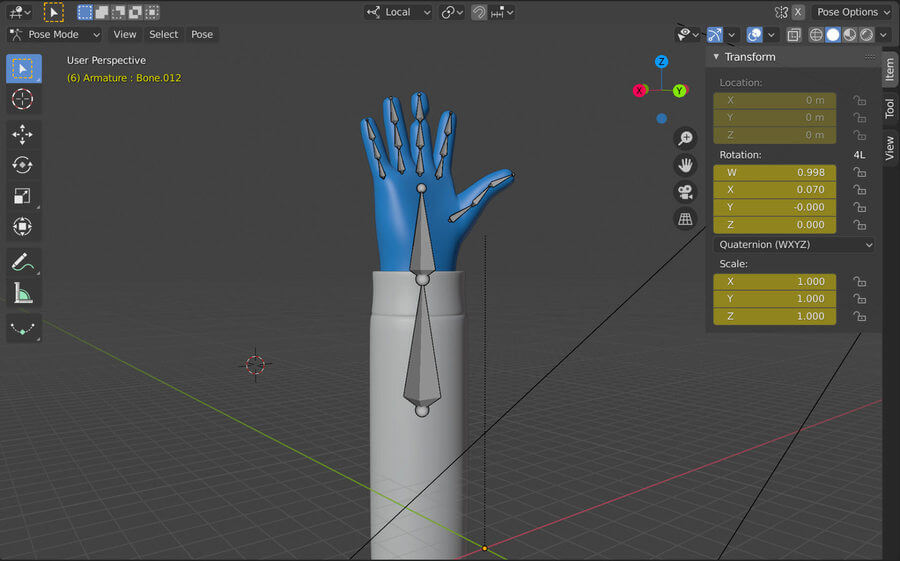 free 3d hands and arms