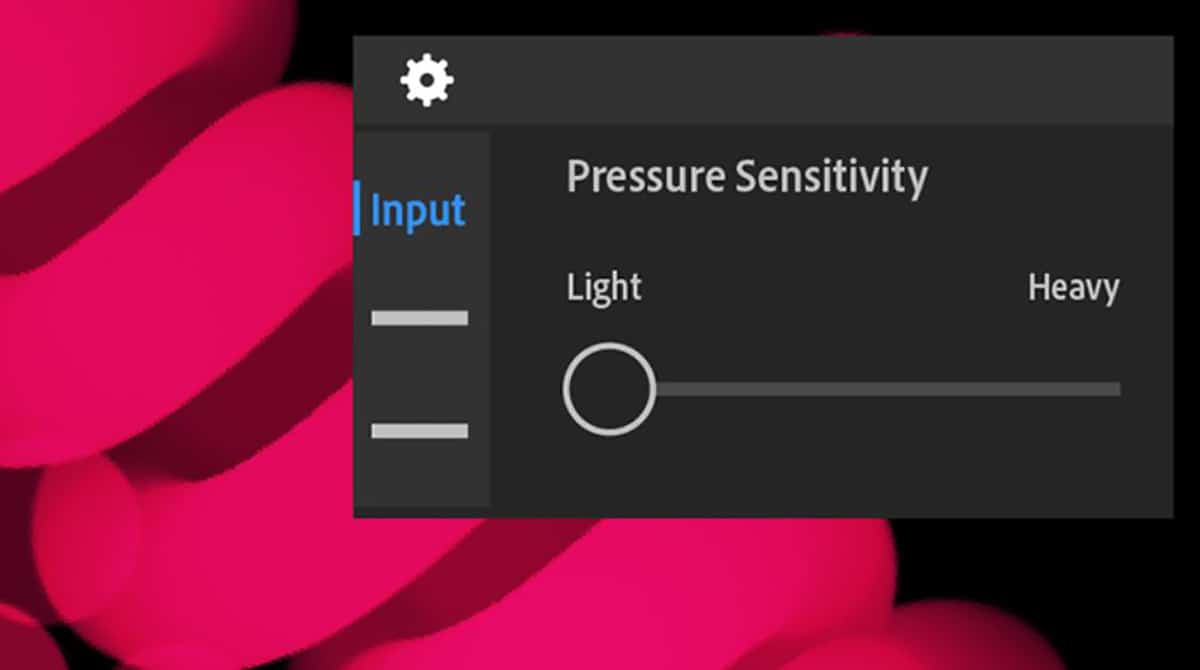 Pressure sensitivity