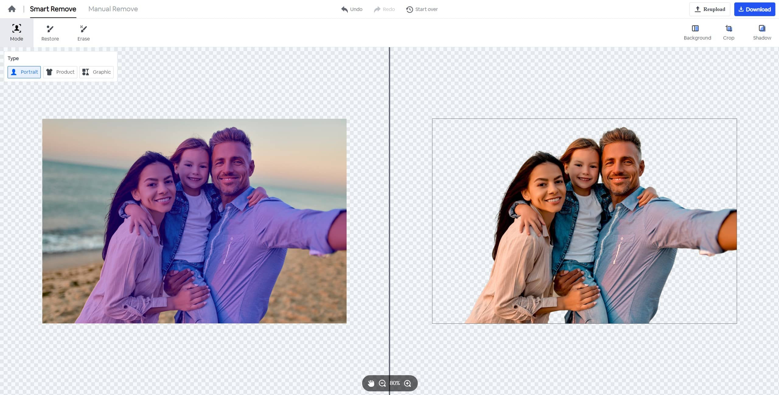 FocoClipping: Remove background from photo with this free online tool ...