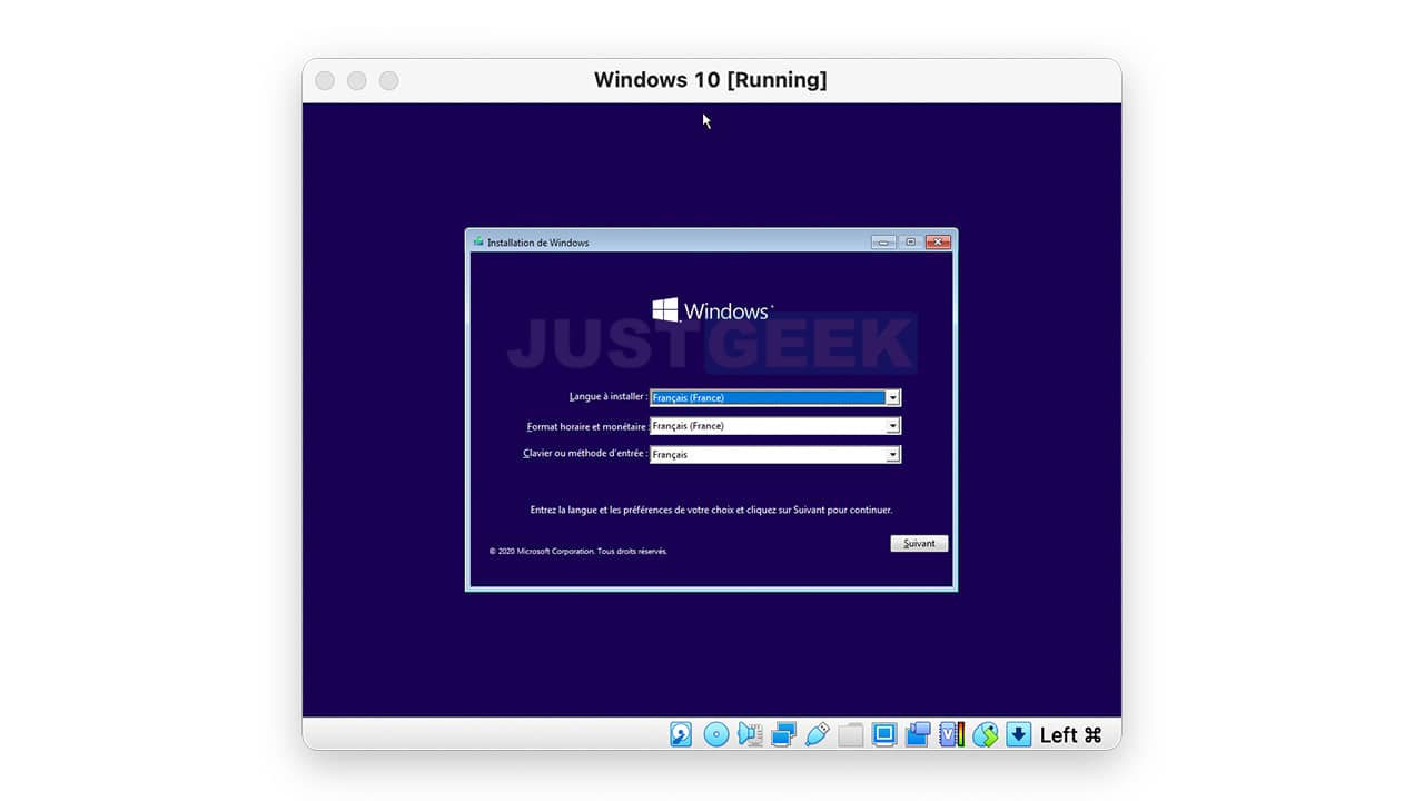 Install Windows 10 on Mac in a virtual machine
