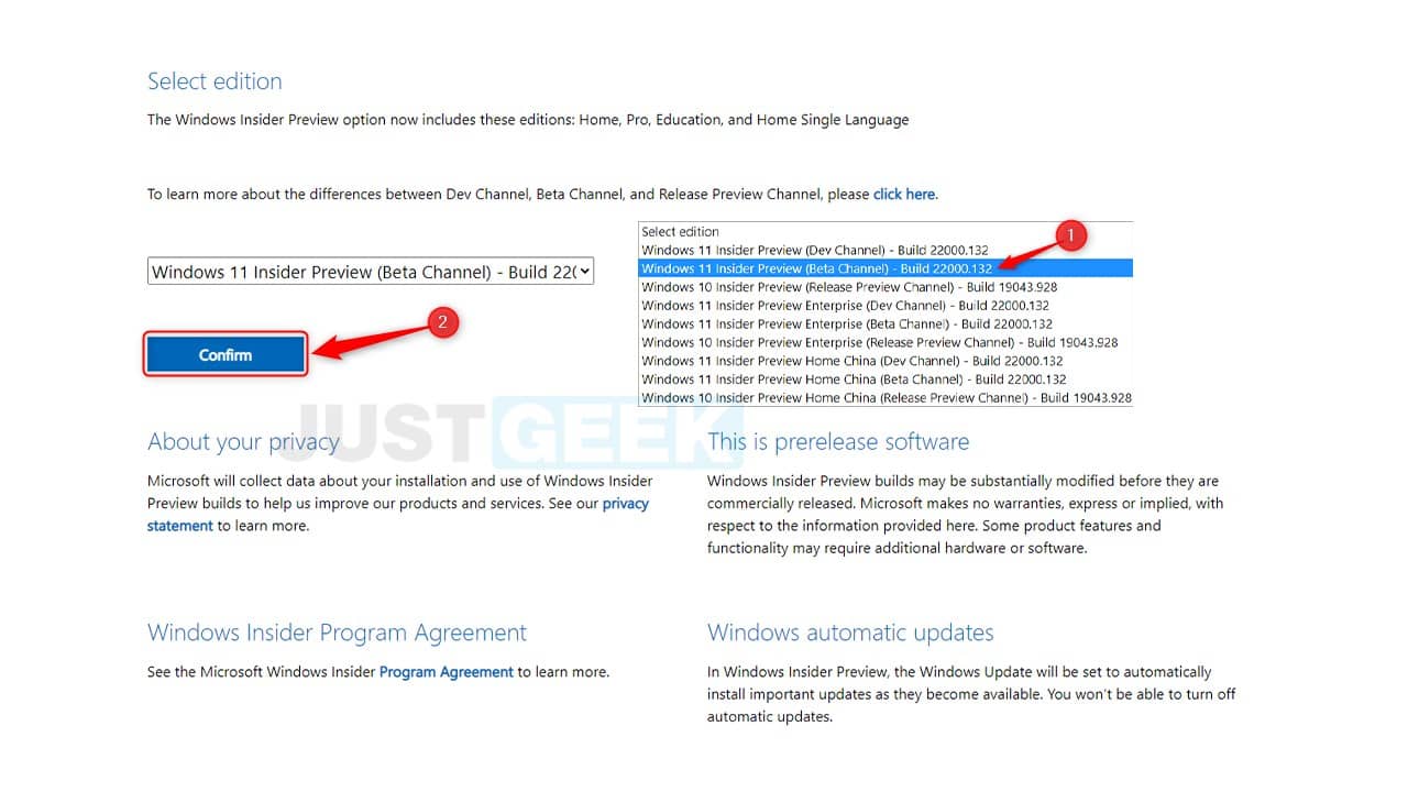 Download Windows 11 Insider Preview (Beta Channel) - Build 22000.132