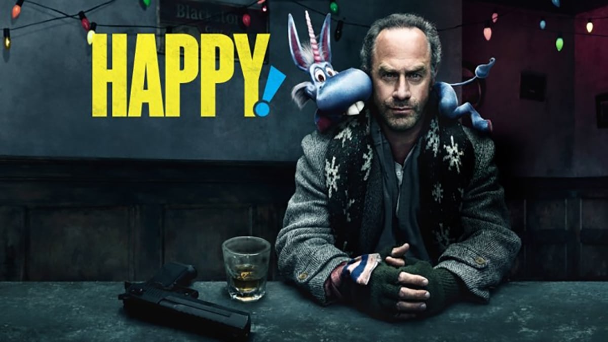 Happy is a great little-known netflix series
