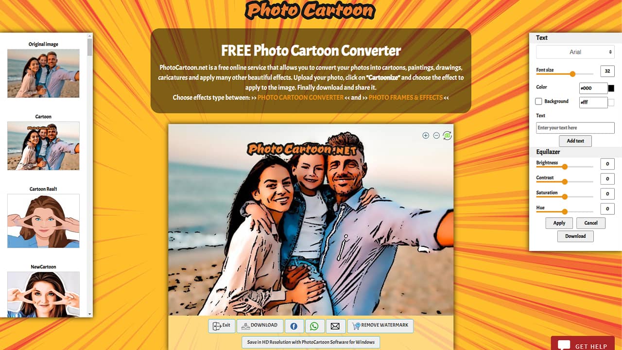 picture to cartoon converter free